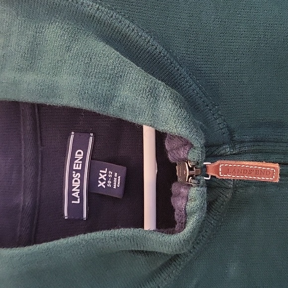 Lands End Quarter Zip Sweater - Picture 2 of 4